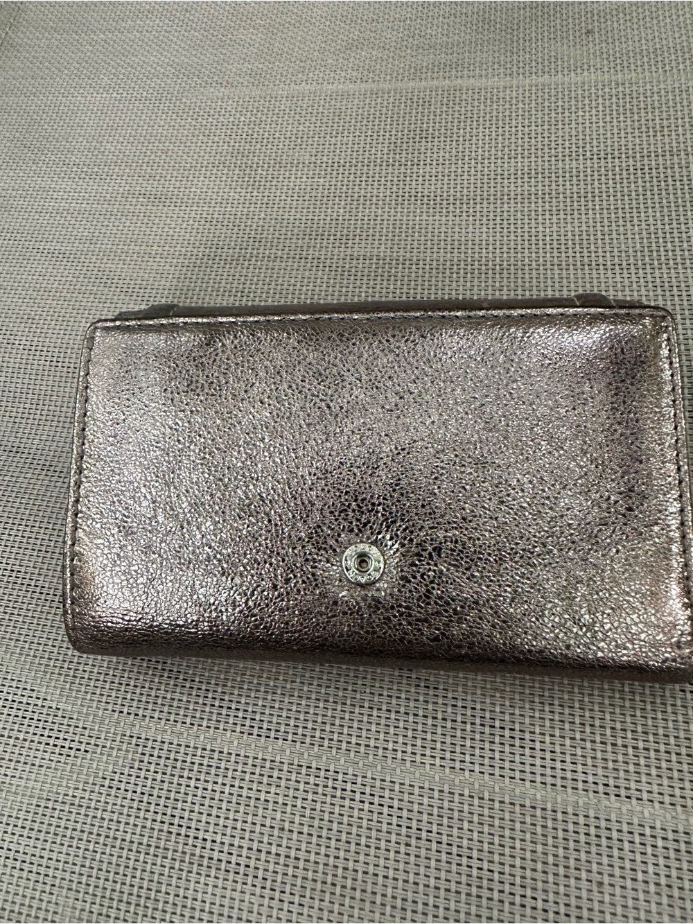 Coach Vintage Metallic Pewter Compact Wallet - Picture 7 of 11